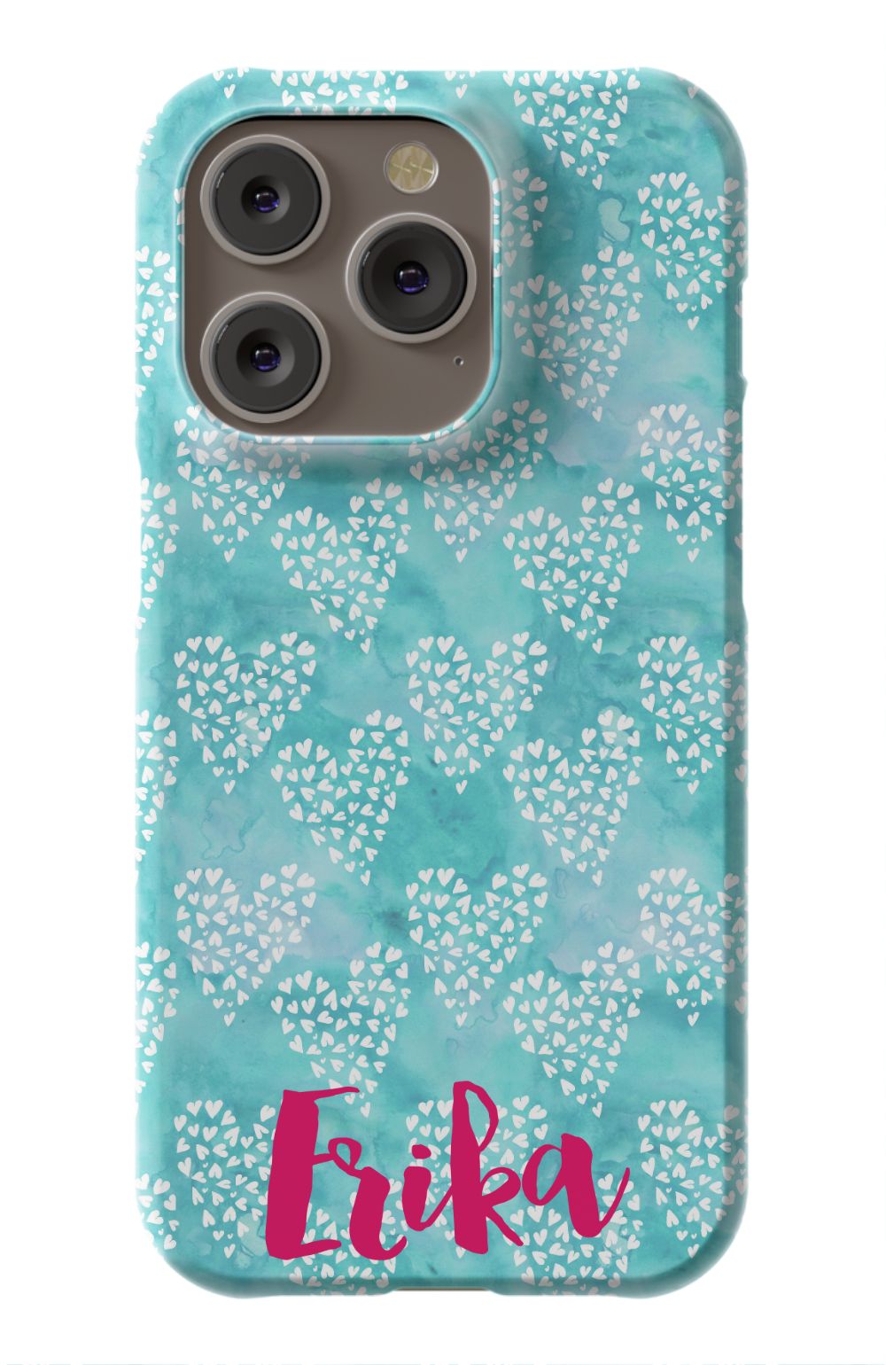 Personalized Hearts Phone Case