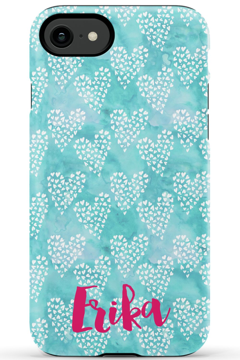 Personalized Hearts Phone Case